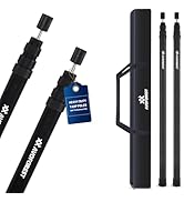Tarp Poles Heavy Duty Adjustable - AVOFOREST 9.2FT Aviation Aluminum Telescoping Tent Poles, Wind...