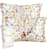 Miss Adola 2 Pack Mulberry Silk Pillowcase for Hair and Skin - Standard Size 20 x 26 Inches with ...
