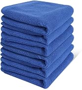 Keith Lun 6 Pack 100% Cotton Wash Cloth, 12x12Inch Highly Absorbent and Soft Feel Fingertip Towel...