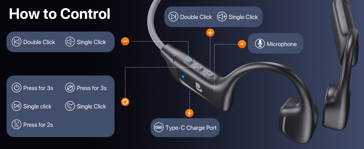 air conduction bluetooth headphones open ear sports headphones open ear running headphones
