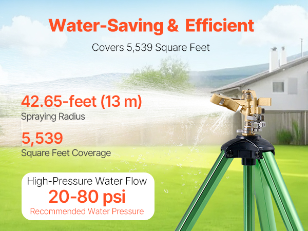 impact sprinkler on tripod base