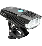 NiteRider Lumina Dual 2000 Lumen USB-C Rechargeable Dual LED Front Bike Light - 7 Modes Powerful ...