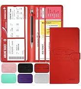 Car Registration and Insurance Card Holder with Magnetic Closure, Leather Vehicle Glove Box Autom...