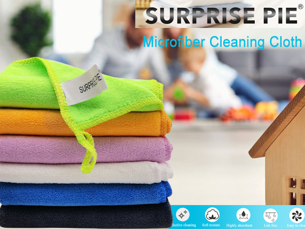 surprise pie micro cleaning cloth