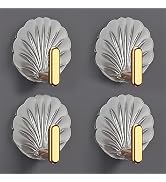 KINTEGOOD Decorative Wall Self Adhesive Hooks, Adhesive Wall Hooks for Hanging Heavy Duty, Over T...