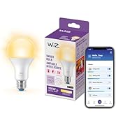 WiZ Connected 100W A21 Soft White LED Smart Bulb 1-Pack - E26- Indoor - Connects to Your Wi-Fi - ...