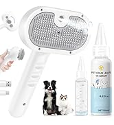 Pet Steam Brush Dog Cat 2026 New Grooming Comb for Shedding, Floating Hair, Smooth & Detangling, ...