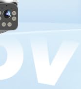 Partial light blue background with minimal content visible, showing abstract design elements in corner.