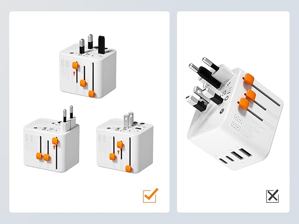 TESSAN 65W GaN Universal Travel Adapter
