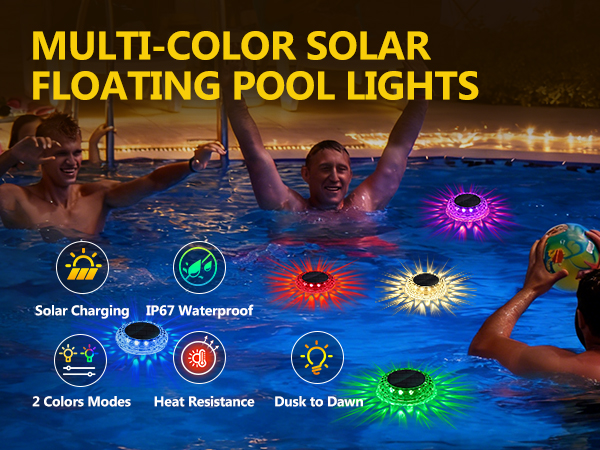 floating pool light