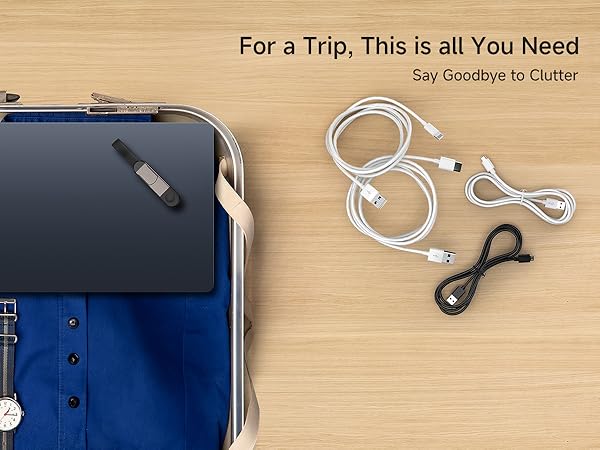 keychain charger cable