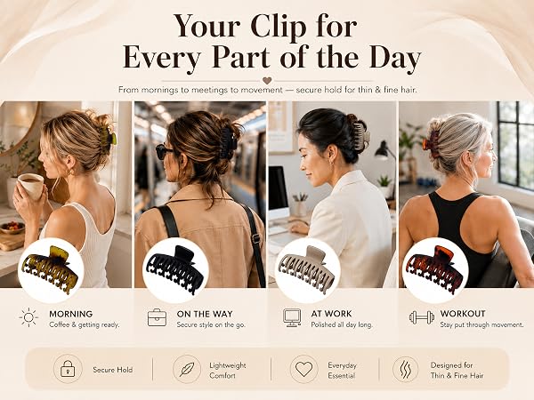 Claw Clips for Thin Fine Hair