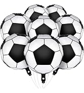 8 pcs 18 inch Soccer Balloons for Party Soccer Birthday Decorations World Cup Foil Mylar Balloons...