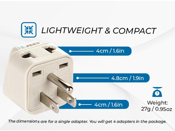 uk to usa plug adaptor