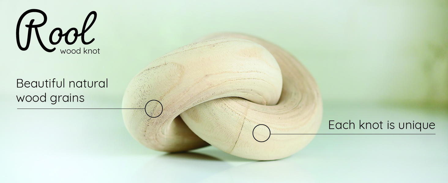 Rool Wooden Knot Decor