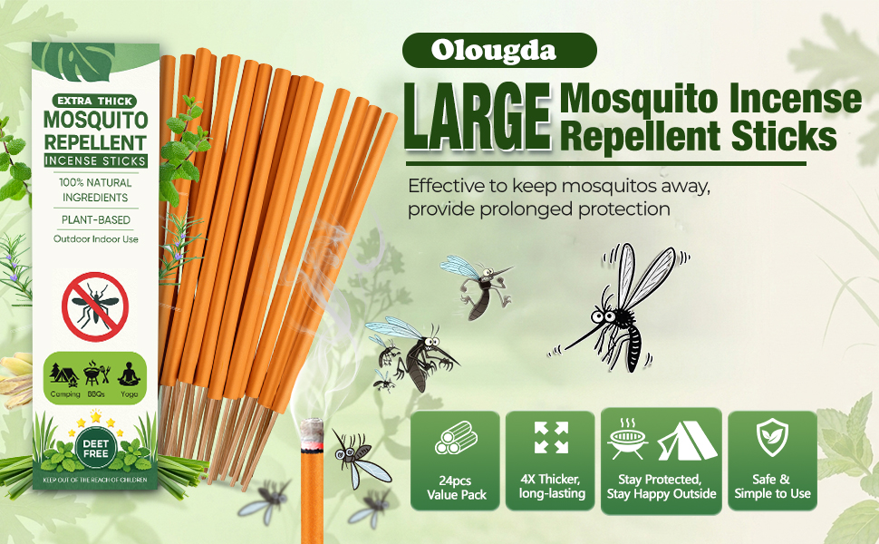 mosquito incense repellent sticks mosquito outdoor patio yard