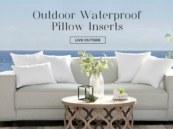 outdoor pillow inserts