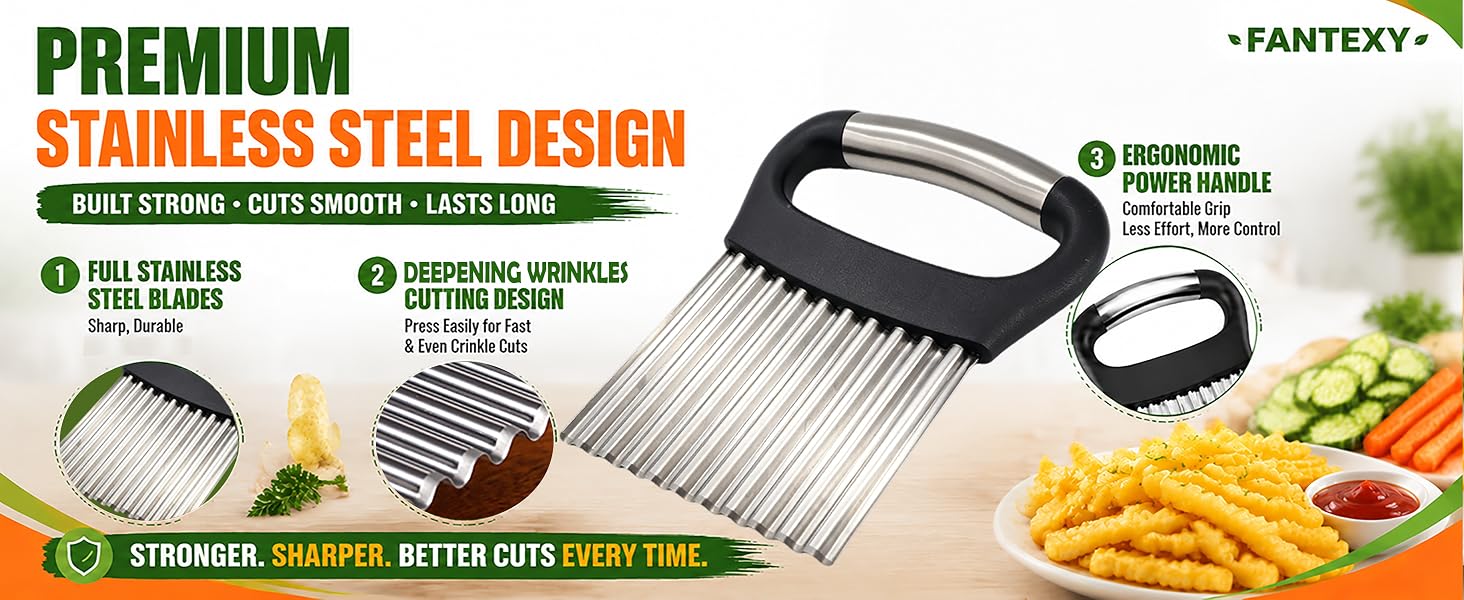 Large Crinkle Cutter For Veggies