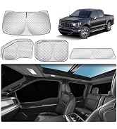 XCBYT Car Window Shades - 6 Pack Full Car Window Covers for 2020-2024 Ford F150 Sun Shade 6 Layer...