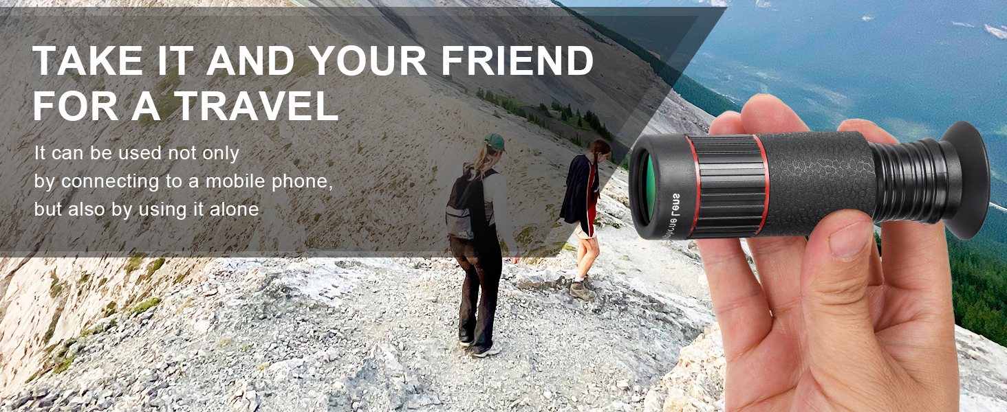 telephoto monocular lens