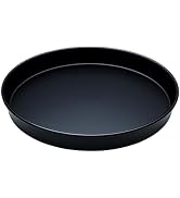 Amolliar Black Lazy Susan Organizer, 10" 1Pack, Metal Non-Skid Rotating Turntable for Kitchen, Fr...