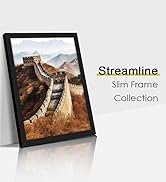 Picrit 11x14 Picture Frame, Photo Frame for Wall Mounting Diaplay, Black