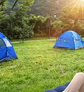 NAIZEA Folding Camping Cots for Adults, Folding Cot with Mattress Camping Bed Camp Cot Portable M...