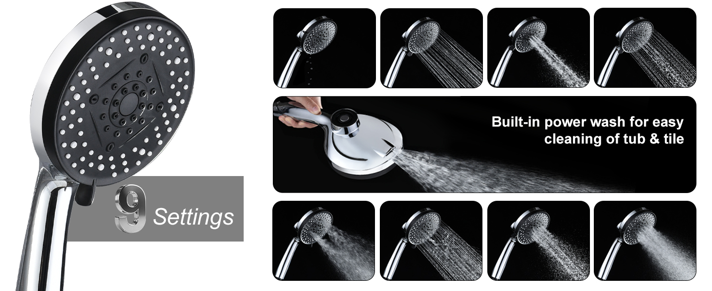 shower head with handheld
