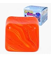 GSOOUOLD 7cm Squishy Ice Cube Fidget Toy, Sugar Ball Stress Cube for Kids Adults, Soft Squishies ...