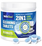 WoldoClean 2-Phase Cleaning Tablets (25 Count, 3.5g) - Compatible with Jura Automatic Coffee Mach...