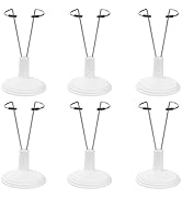 NUOBESTY 6Pcs Doll Stands Doll Display Holder Model Support Frame Action Figure Stand Dolls Acces...