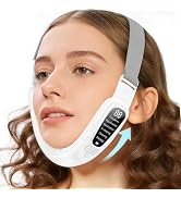 Pinkiou Electric Double Chin Reducer, V-Face Machine with 8 Modes & 15 Intensities, Ergonomic Jaw...