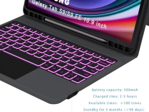 samsung galaxy tab S9 FE keyboard case