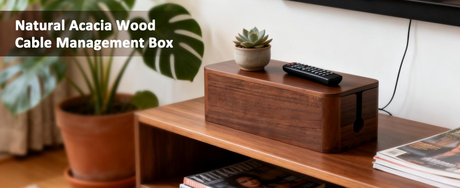 cable management box hider charger organizer box electric cord organizers box