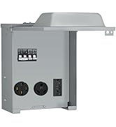 SURAIELEC RV Electrical Outlet Panel with Breaker, Temporary Power Outlet Panel with 20 30 and 50...