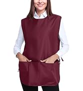 BOHARERS Smock Cobbler Apron for Women men-with Side Ties and 3 Pockets for Chef kitchen,Cleaning...
