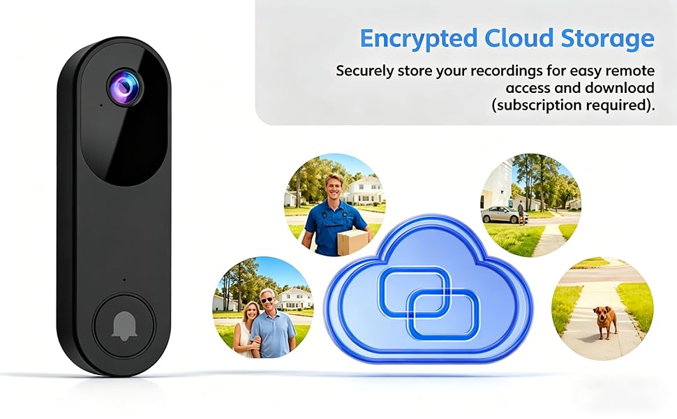 wireless video doorbell front door alarm wireless doorbell camera