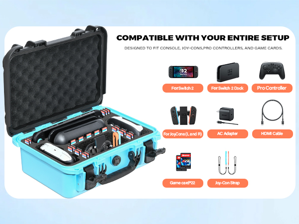 nintendo switch 2 carrying case all in one