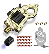 Metal Fidget Toys Gun for Adults: 5-in-1 Alloy Fidget Spinner Gun with Slider Clicker & Soft Bull...