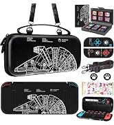 Gurgitat 9in1 Cool Ship Switch Oled Case for Nintendo Switch Oled Carrying Cases Boy Teens Protec...