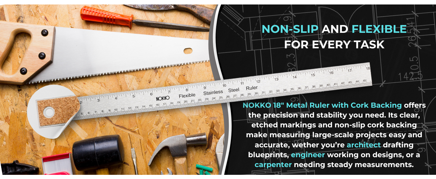 Non-Slip Cork Backing for Accurate and Stable Measurements on Any Surface
