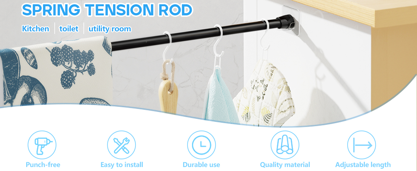 tension curtain rod