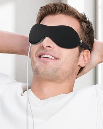 Heated eye mask