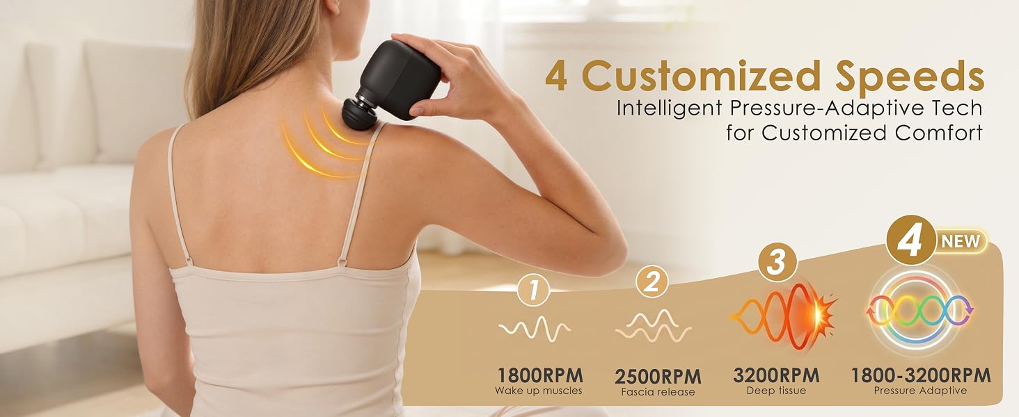 Gentle Relaxation, Daily Relief, Post-Workout Recovery, Deep Comfort