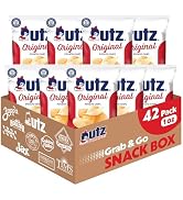 Utz Original 1 Oz Bags, 42 Count Crispy Potato Chips Made from Fresh Potatoes, Crunchy Individual...