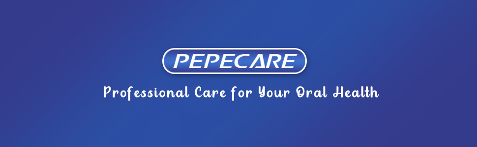 pepecare logo on oral b replacement toothbrush heads