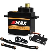 EMAX Servo RC Steering Servo ES08MAII 12g Mini Metal Gear Analog Servo Motor with Servo Mount Bra...