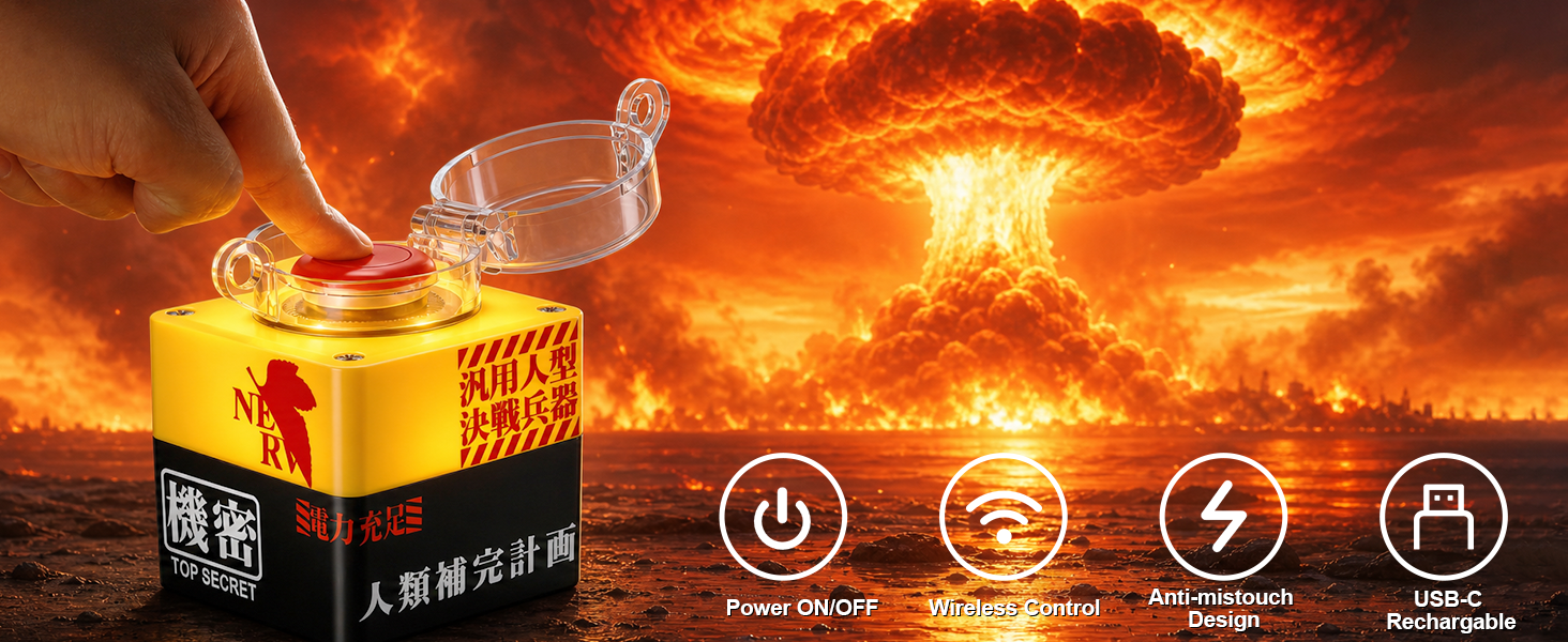 Wireless pc power button