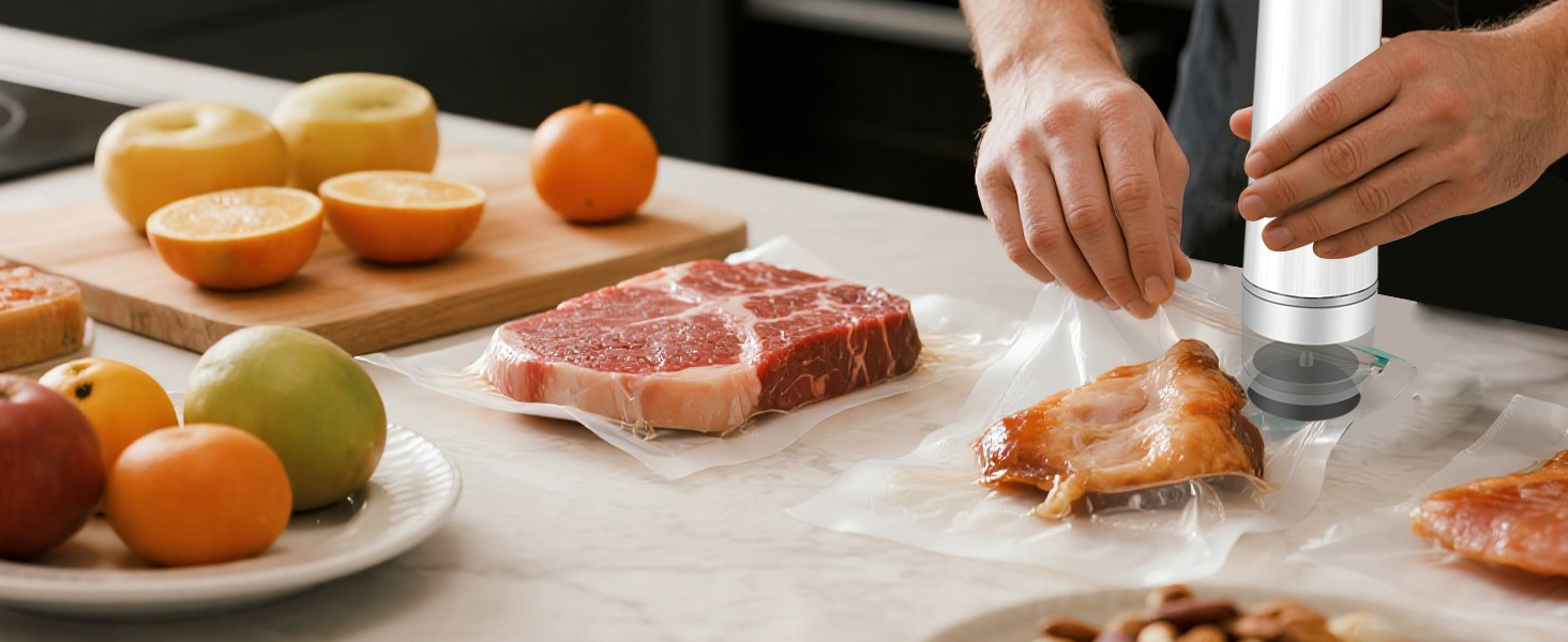 Portable Handheld Vacuum Sealer for Food,deal for Freshness Preservation
