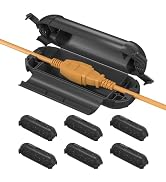 BN-LINK Outdoor Extension Cord Safety Cover, Weather Resistant Seal Housing with 4 Latches, Fits ...
